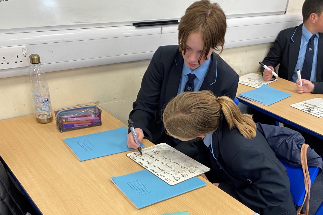 Two Students At Desk Image 2