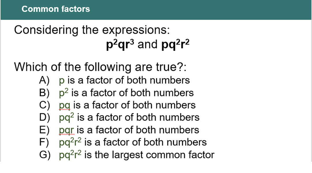 Slide 2 Prime Factorisation