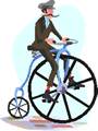 Penny Farthing bicycle