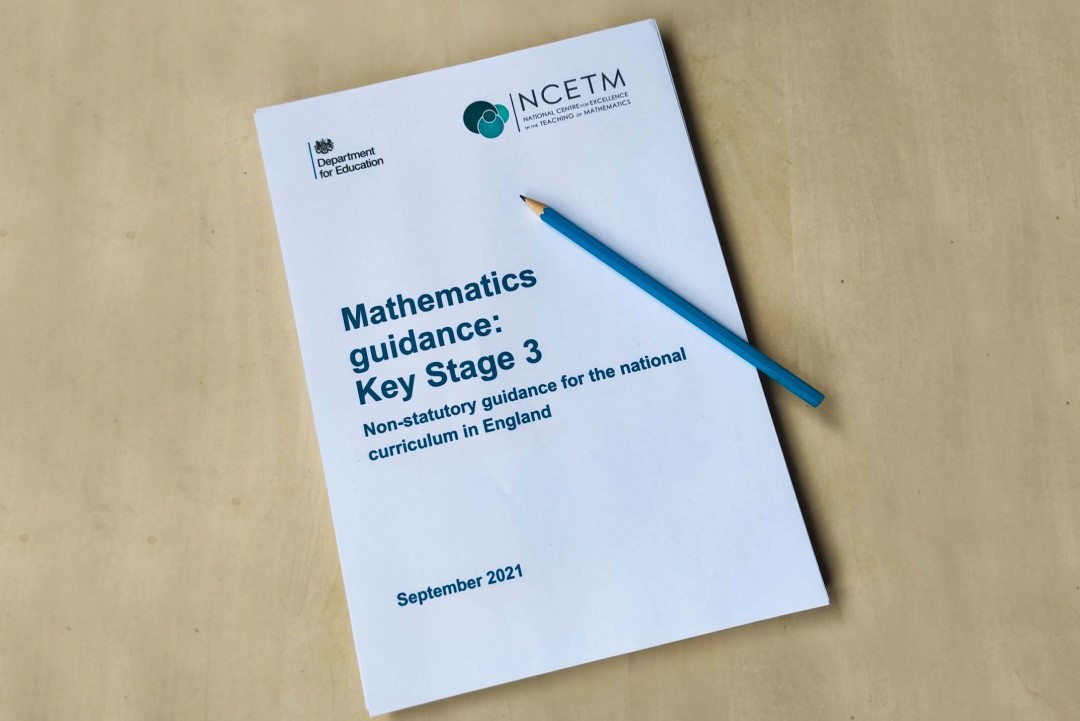 DfE guidance on teaching maths at KS3